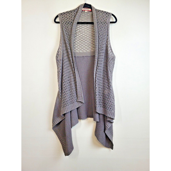 Sacred Threads‎ Womens Small Open Front Cardigan Sweater Layering Brown Bohemian - Picture 10 of 10